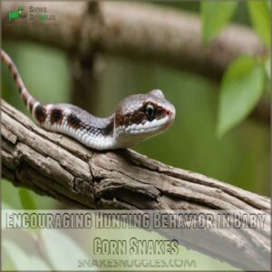 Encouraging Hunting Behavior in Baby Corn Snakes