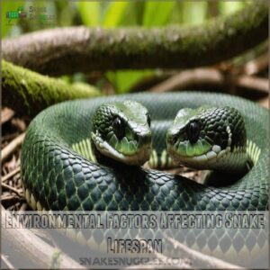 Environmental Factors Affecting Snake Lifespan