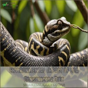 Environmental Impact of Boa Constrictor Diet