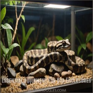 Essential Equipment for Boa Enclosures