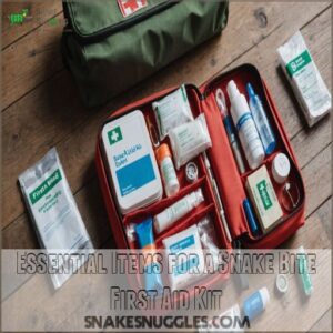 Essential Items for a Snake Bite First Aid Kit