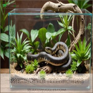 Essential Snake Terrarium Decor