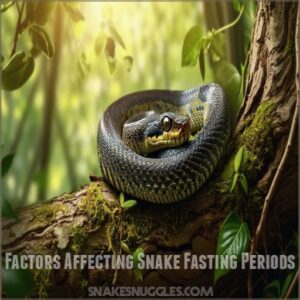 Factors Affecting Snake Fasting Periods