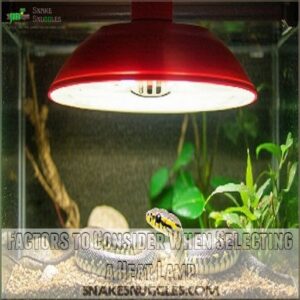 Factors to Consider When Selecting a Heat Lamp