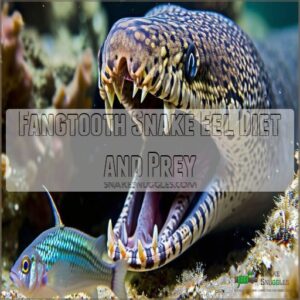 Fangtooth Snake Eel Diet and Prey