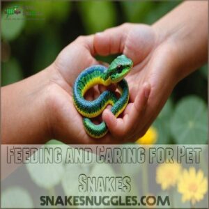 Feeding and Caring for Pet Snakes