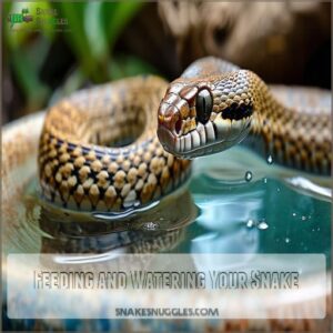 Feeding and Watering Your Snake