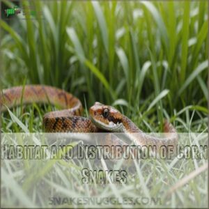 Habitat and Distribution of Corn Snakes