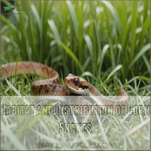 Habitat and Distribution of Corn Snakes Habitat and Distribution of Corn Snakes