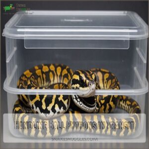 Handling Ball Pythons in Transit