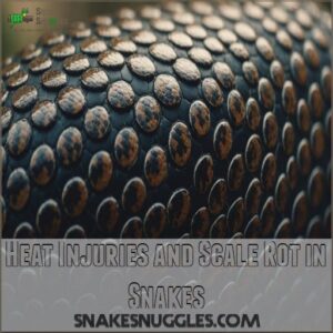 Heat Injuries and Scale Rot in Snakes