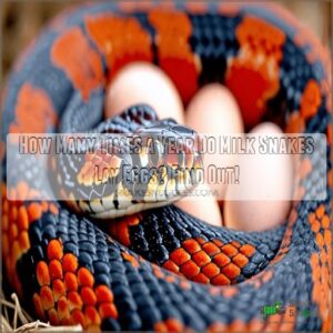 how many times a year do milk snakes lay eggs