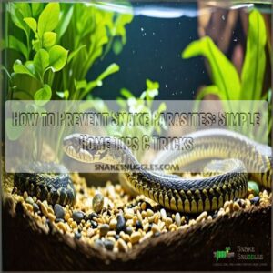 how to prevent snake parasites