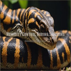 Humidity Control During Shedding