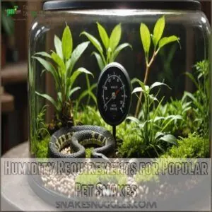 Humidity Requirements for Popular Pet Snakes Humidity Requirements for Popular Pet Snakes