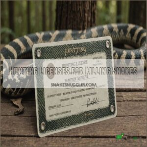 Hunting Licenses for Killing Snakes