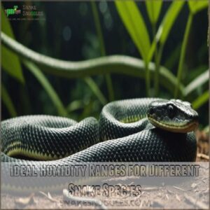 Ideal Humidity Ranges for Different Snake Species