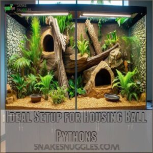 Ideal Setup for Housing Ball Pythons