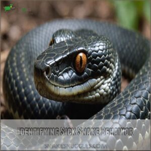 Identifying Sick Snake Behavior