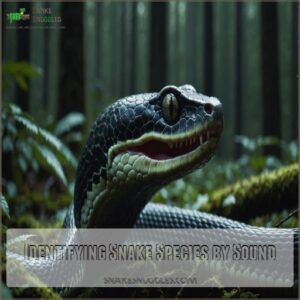 identifying snake species by sound