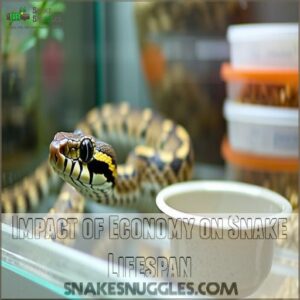 Impact of Economy on Snake Lifespan