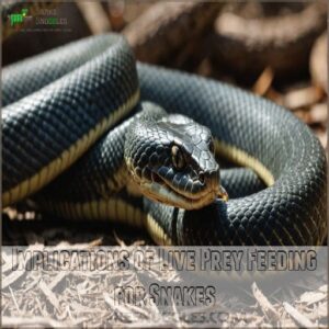 Implications of Live Prey Feeding for Snakes