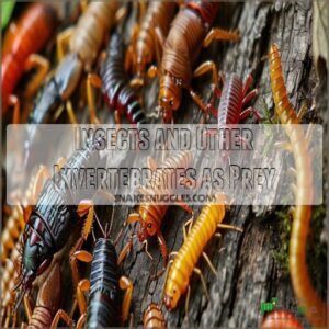 Insects and Other Invertebrates as Prey