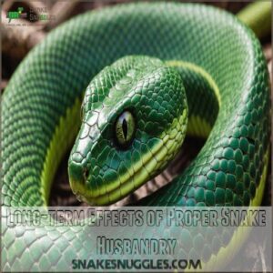 Long-term Effects of Proper Snake Husbandry