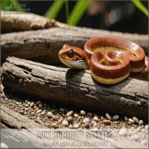 Low Humidity Species Low Humidity Species
