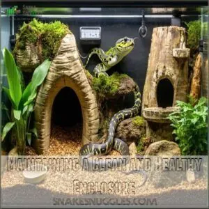 Maintaining a Clean and Healthy Enclosure Maintaining a Clean and Healthy Enclosure