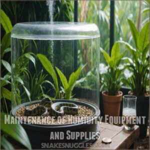 Maintenance of Humidity Equipment and Supplies