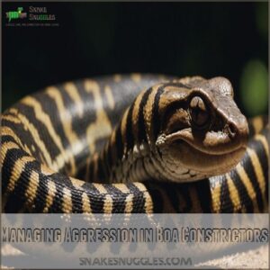 Managing Aggression in Boa Constrictors