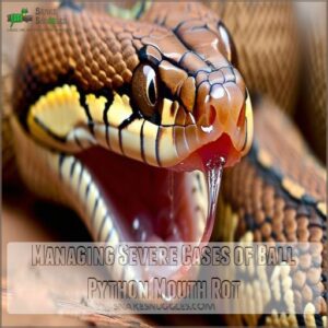 Managing Severe Cases of Ball Python Mouth Rot