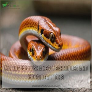 Mating Corn Snakes: Techniques and Considerations