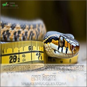 Measuring Your Snake’s Length and Girth