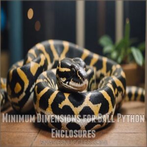 Minimum Dimensions for Ball Python Enclosures