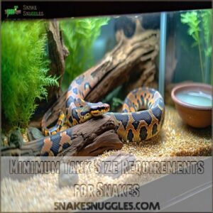 Minimum Tank Size Requirements for Snakes