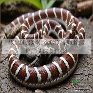 Monitoring for Signs of Hunger in Baby Corn Snakes