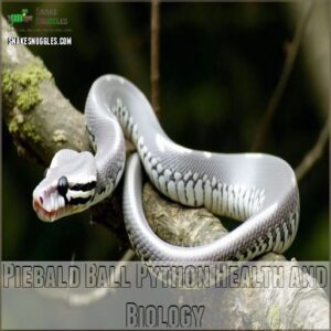 Piebald Ball Python Health and Biology