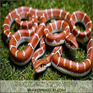 Popular Corn Snake Morphs