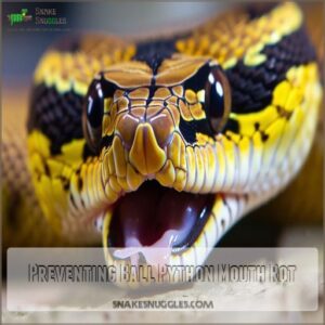 Preventing Ball Python Mouth Rot