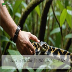 Preventing Boa Constrictor Bites