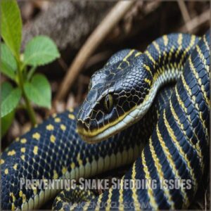 Preventing Snake Shedding Issues