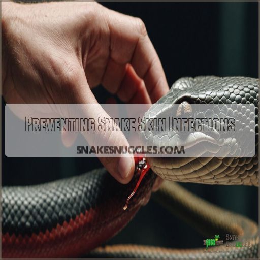 Preventing Snake Skin Infections