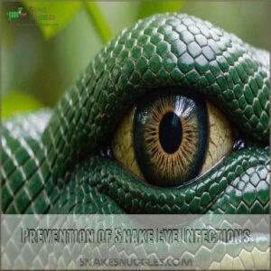 Prevention of Snake Eye Infections