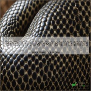 Preventive Measures for Snake Health