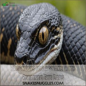 Prognosis for a Snake With Retained Eye Caps