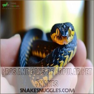 Pros and Cons of Popular Pet Snakes