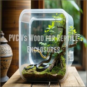 PVC Vs Wood for Reptile Enclosures