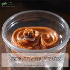 Raising Corn Snake Hatchlings